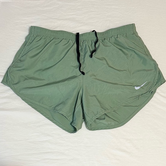 Nike Pants - Nike Army Green Running Lined Athletic Shorts